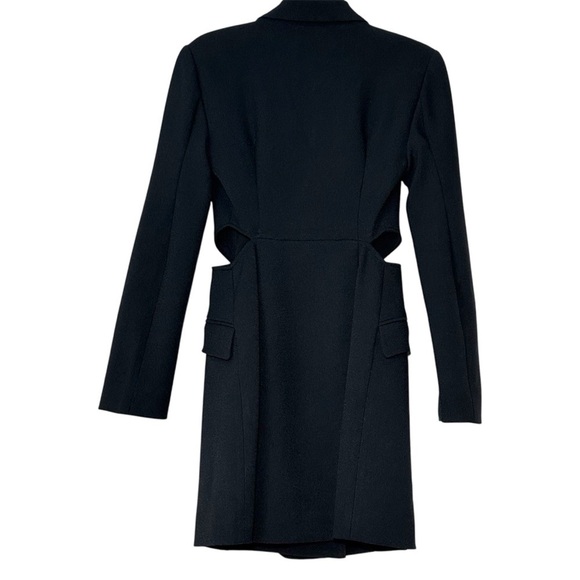 NWT Jonathan SIMKHAI Black Jayda Cut-Out Crepe Blazer Dress size 2 Office Siren - Picture 14 of 16